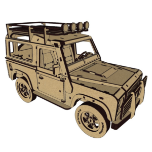 Land Rover Defender 90 Trilha - Carroceria em Madeira