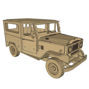 Land Cruiser FJ40 - Carroceria em Madeira